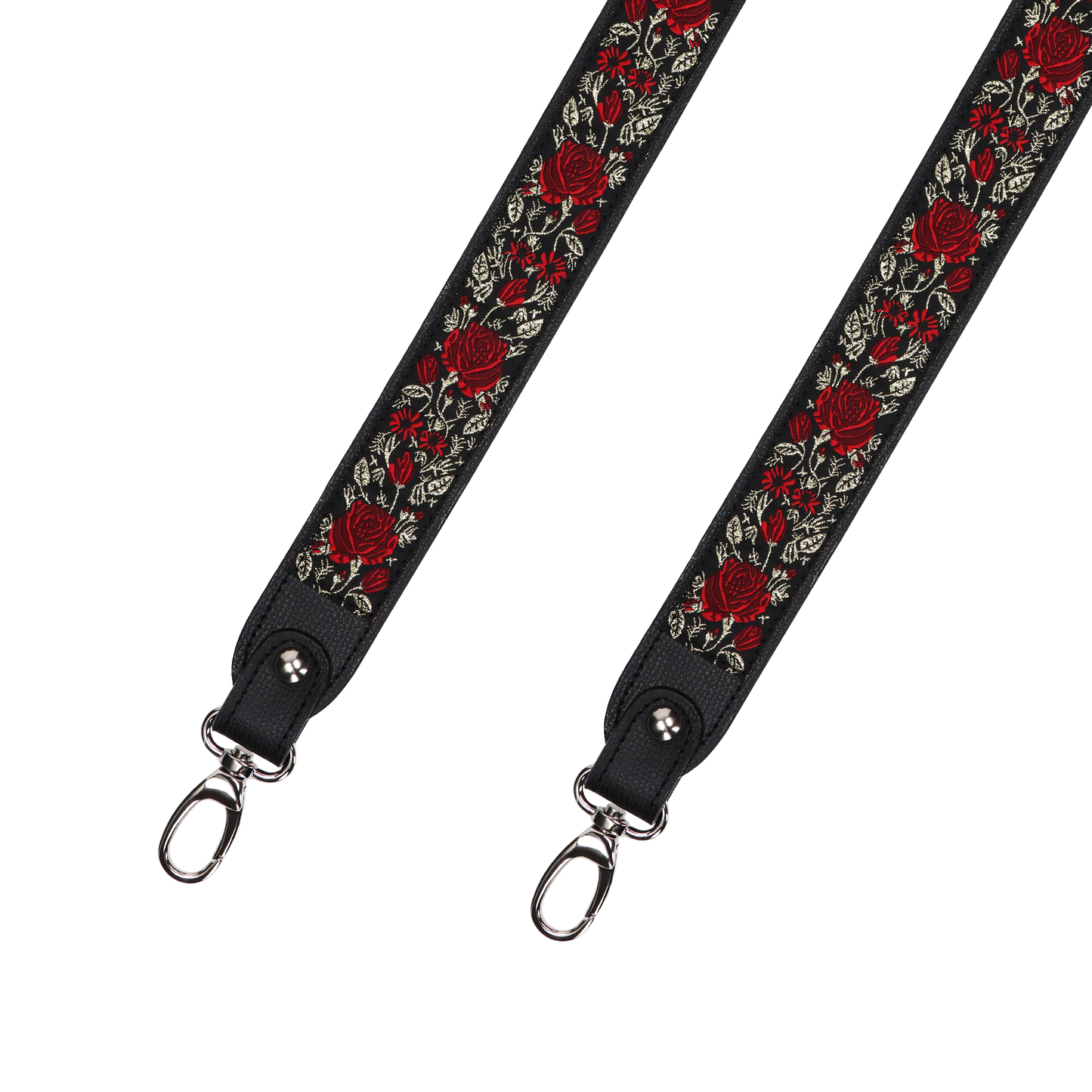 Strap II Bohemian "NERO" Silver