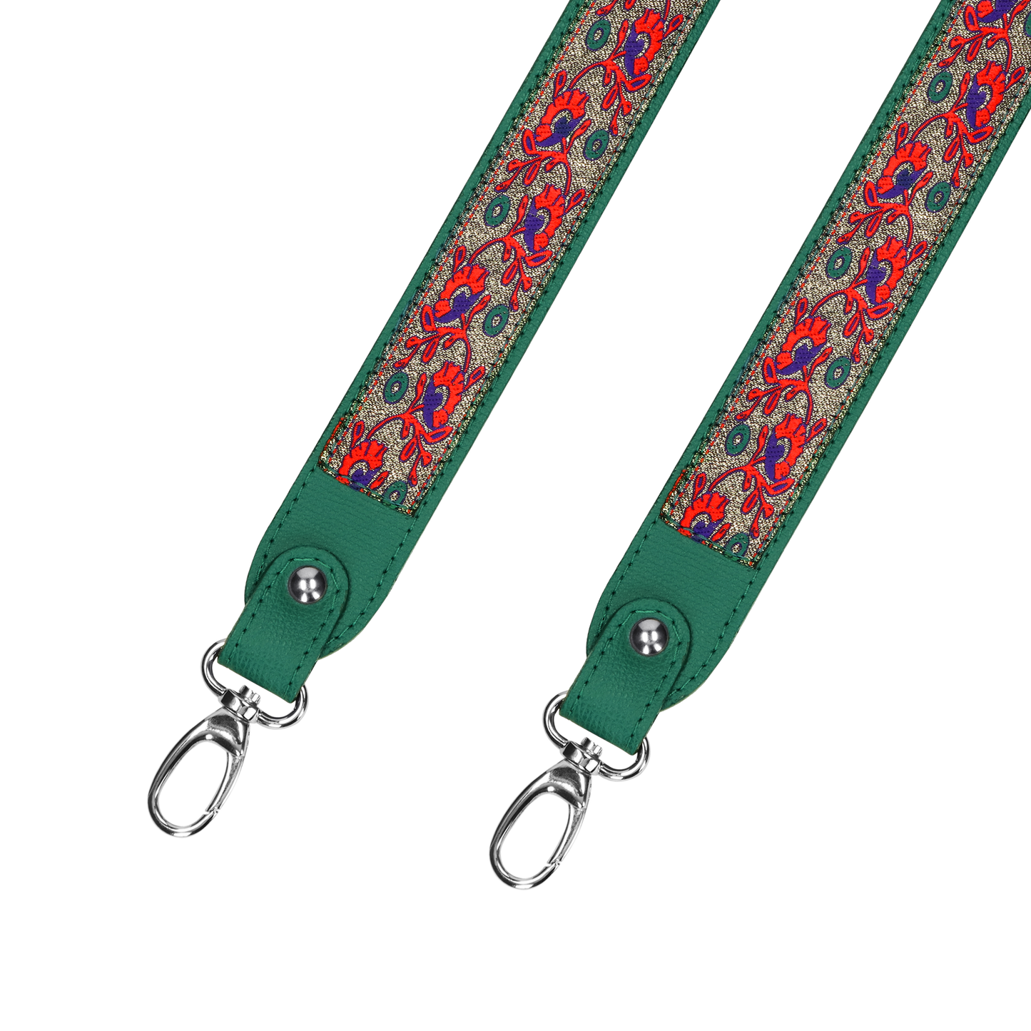 Strap II Bohemian  "Avocado" Silver