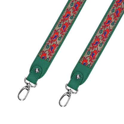 Strap II Bohemian  "Avocado" Silver