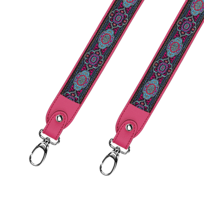 Strap II Bohemian "Fuchsia" Silver