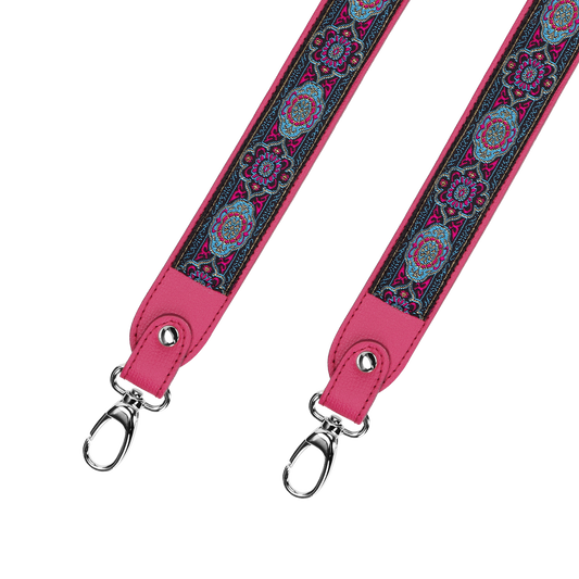 Strap II Bohemian "Fuchsia" Silver