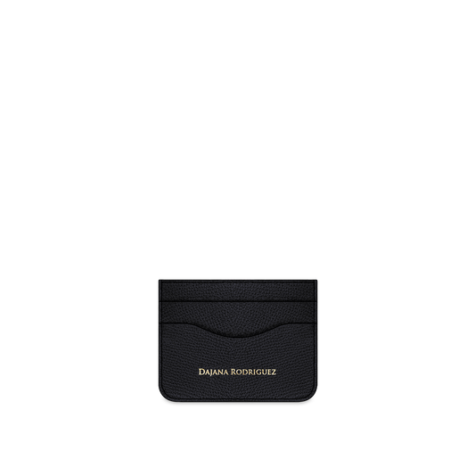 Slim Cardholder Bohemian "Nero" Gold