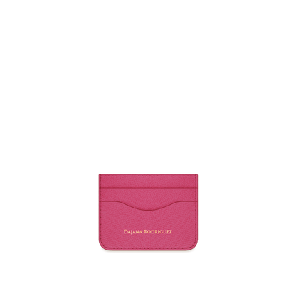 Slim Cardholder Bohemian "Fuchsia" Gold