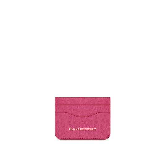 Slim Cardholder Bohemian "Fuchsia" Silver