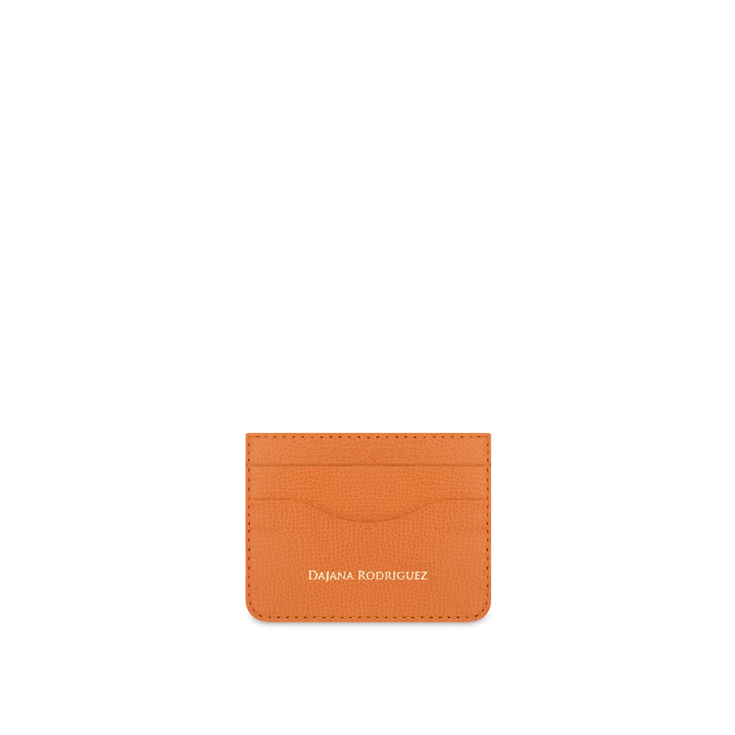 Slim Cardholder Bohemian "Orange" Silver