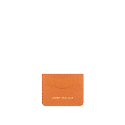 Slim Cardholder Bohemian "Orange" Silver