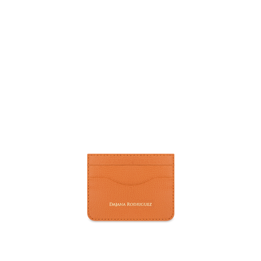 Slim Cardholder Bohemian "Orange" Silver