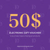 Electronic gift voucher for 50 €